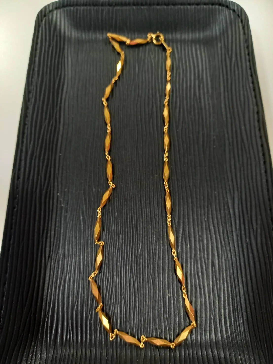 18金ネックレスお買取り致しました。