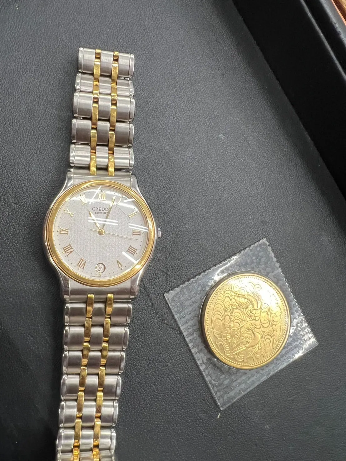 クレドールの時計と金貨を買取しました!