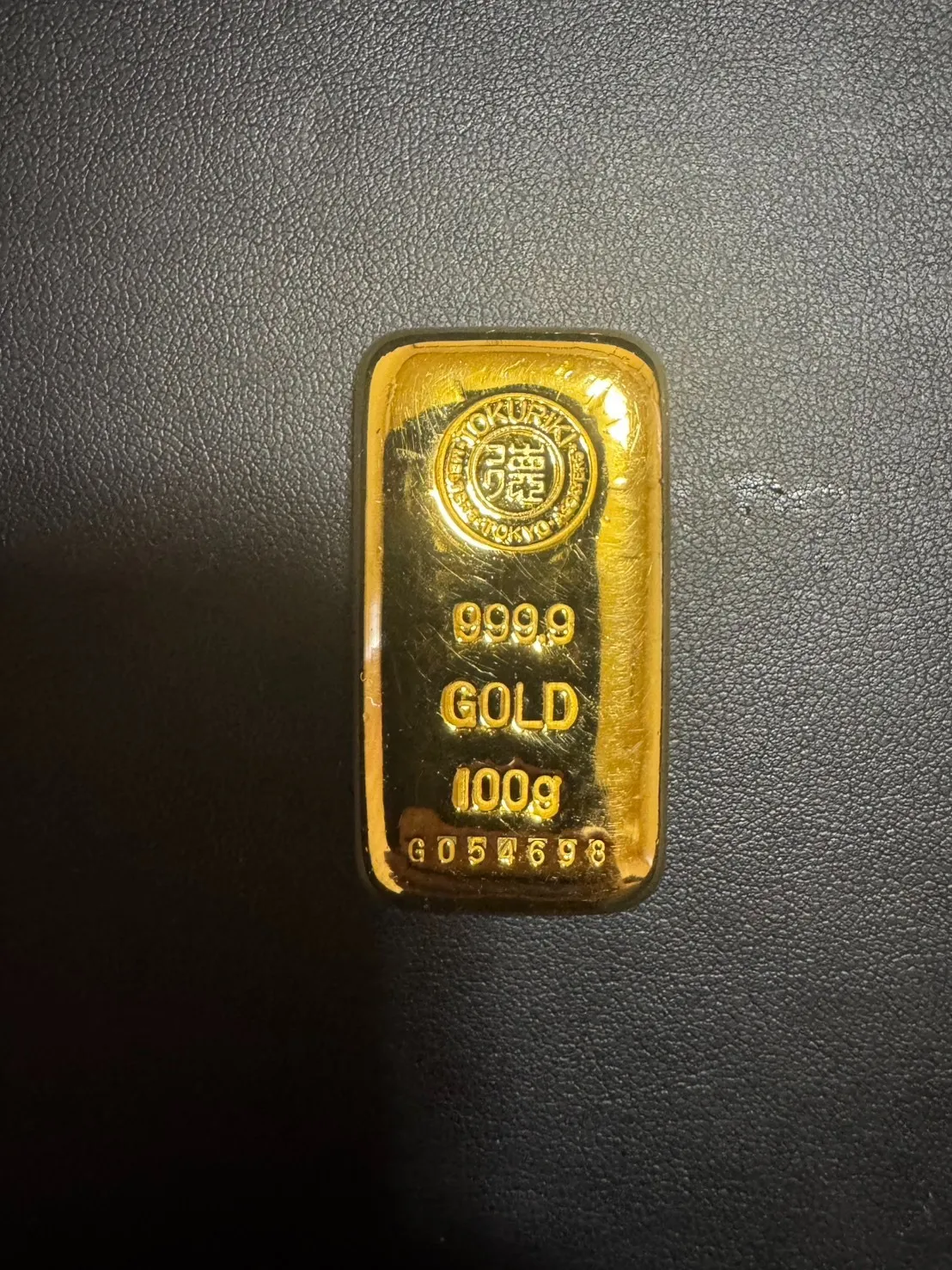 徳力インゴット 100gお買取り